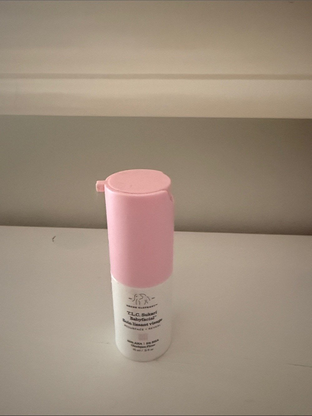 Drunk Elephant Skincare Pump Bottle - Pink & White